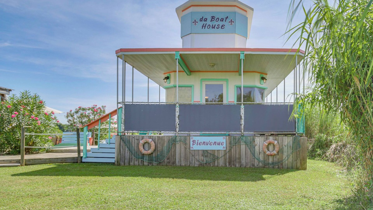 Houma House | 'Da Boat House' w/World-Class Bayou Fishing!