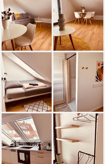 Kirchentellinsfurt Apartment | DachNest - Wundervolles neues Dachgeschoss Apartment für bis zu 4 Personen in Kirchentellinsfurt