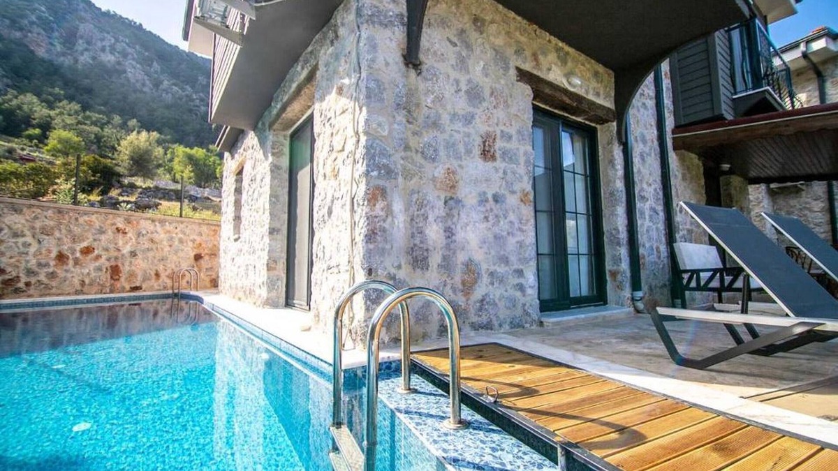 Turgutkoy Koyu Villa | Dadya Marmaris 4 - Peaceful Stone Villa with Private Pool & Forest Views