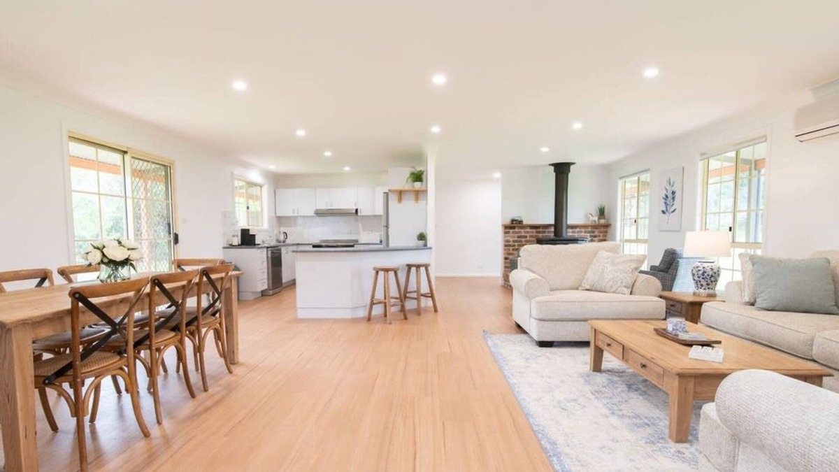 Orange House | Darcy Brown House - Modern Farm Stay, Games Room