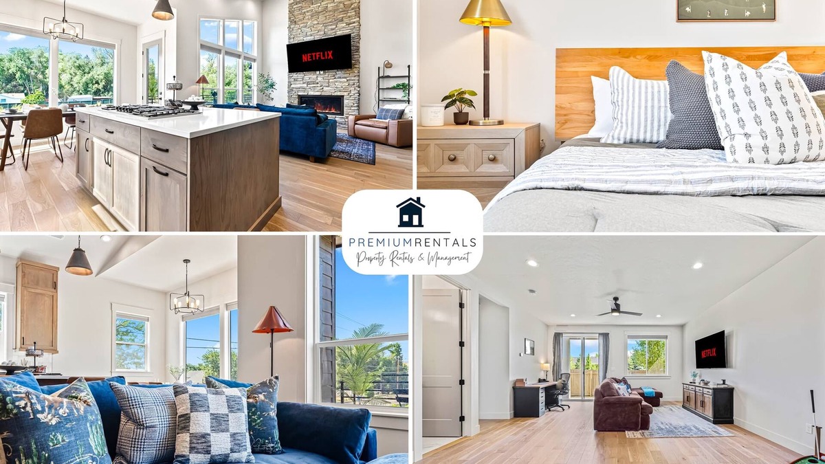Collister House | Dark & Sleek 3BR Escape by the Course