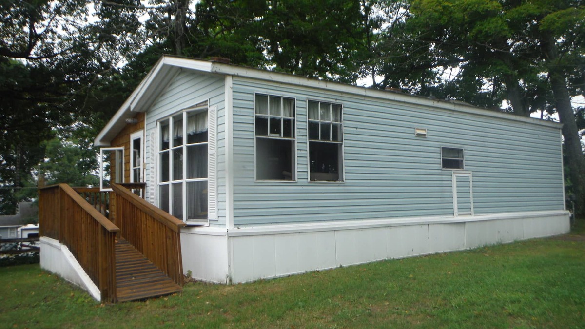 Curtis House | Darling Park Model Trailer downtown Curtis with views of South Manistique Lake