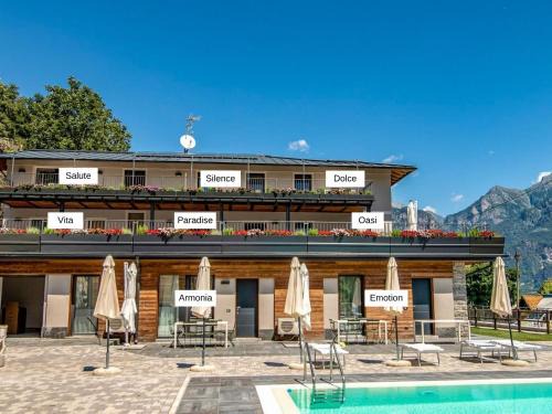 Dascio Apartment | Dascio Vita See Ferienwohnung mit Dachterrasse