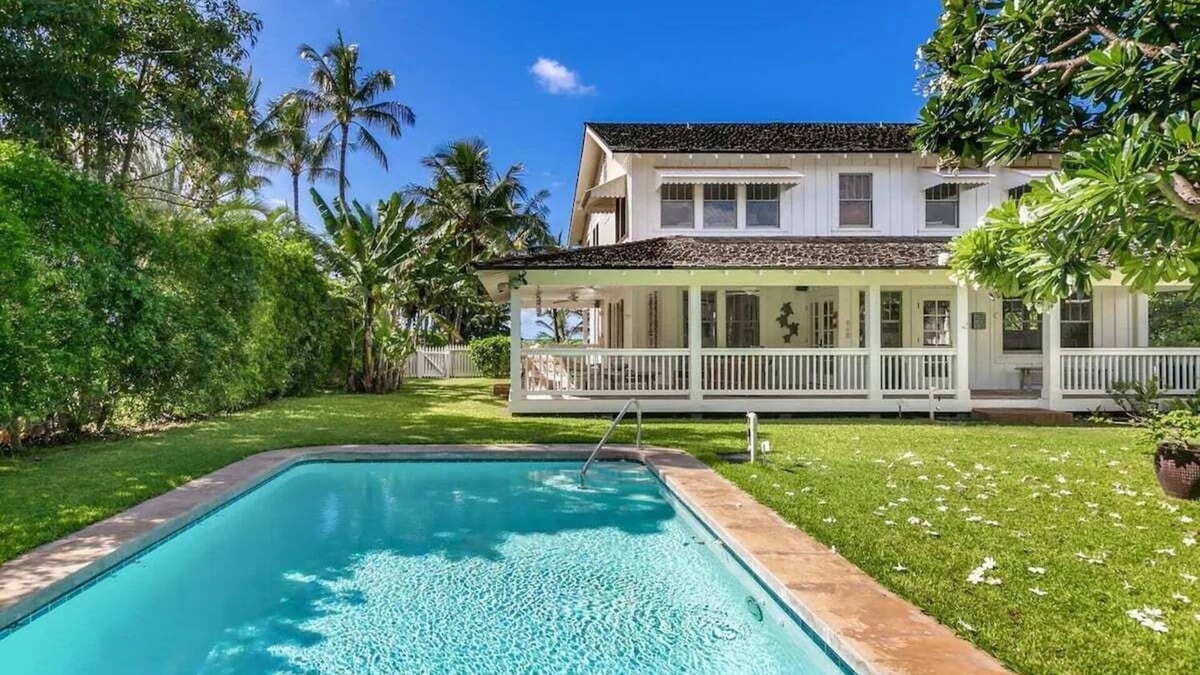 Kekaha House | Davidson Point Oceanfront Estate by Destination Kauai, Sunset Views, Heated Pool, AC