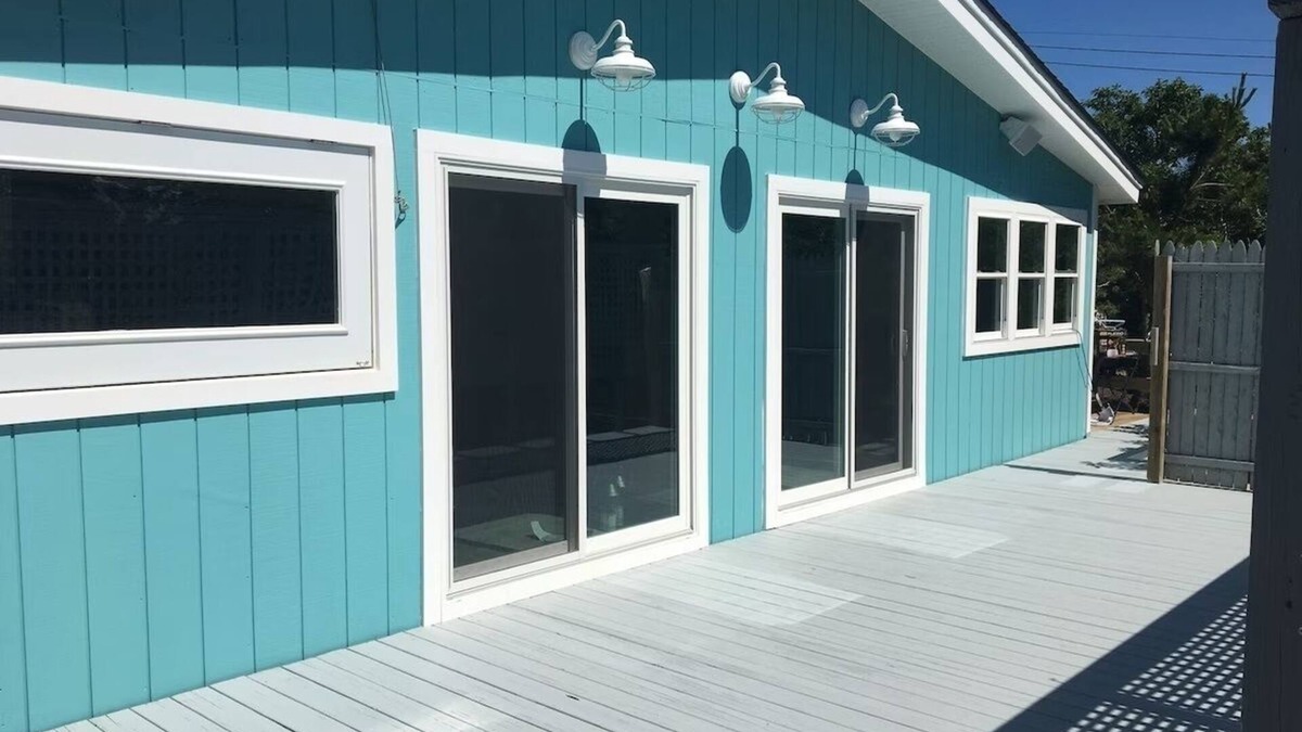 Davis Park House | Davis Park, Fire Island. Bay/sunset views. Updated 4 bed/2 bath house w A/C