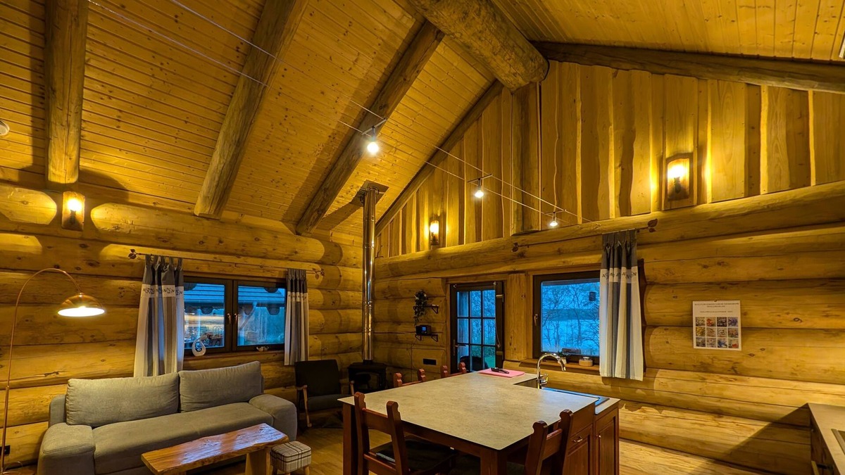 Gross Nemerow Cabin | Log Cabins - Naturstamm Ferienhaus MeckPomm 22 - Feriendorf Tollensesee
