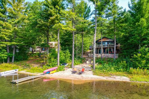 Lake Arrowhead House | Deck and Fire Pit Beachfront Home in Gaylord!