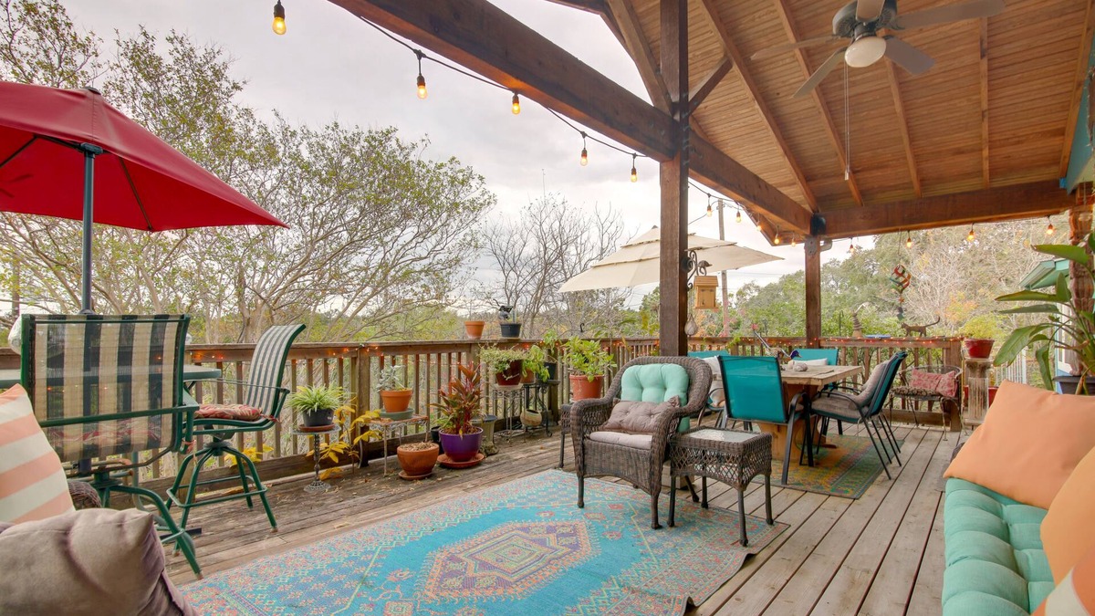 West Oak Hill House | Deck & Private Hot Tub: Pet-Friendly Austin Home