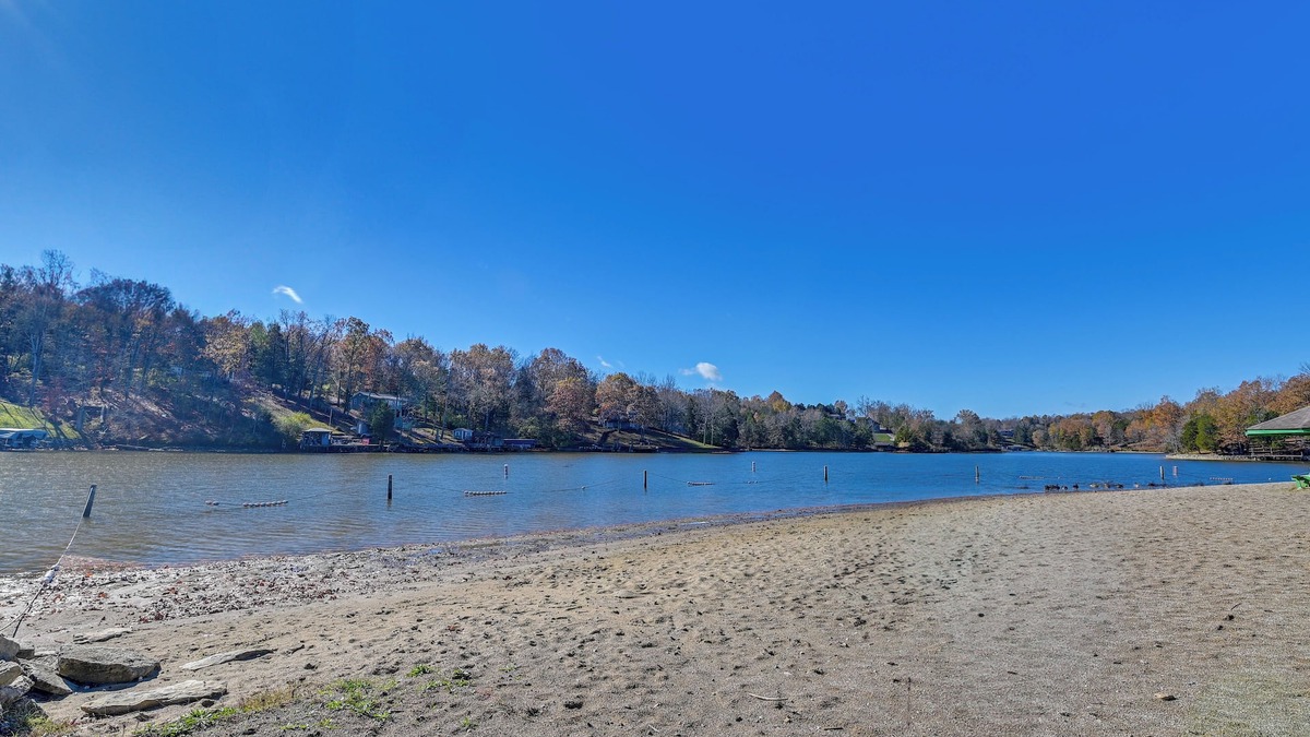 Owenton House | Deck w/Scenic Wooded Views: Home in Owenton!