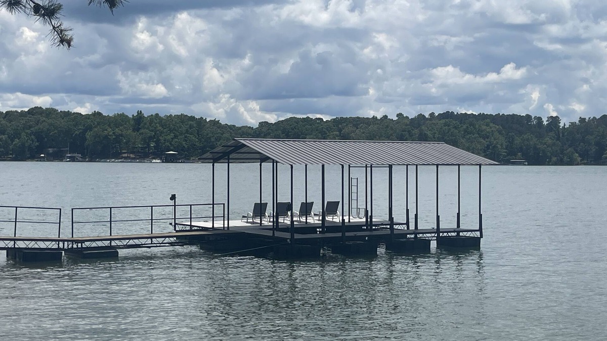 Reed Creek House | Deep water & private dock. Kayaks and paddle boards are provided.