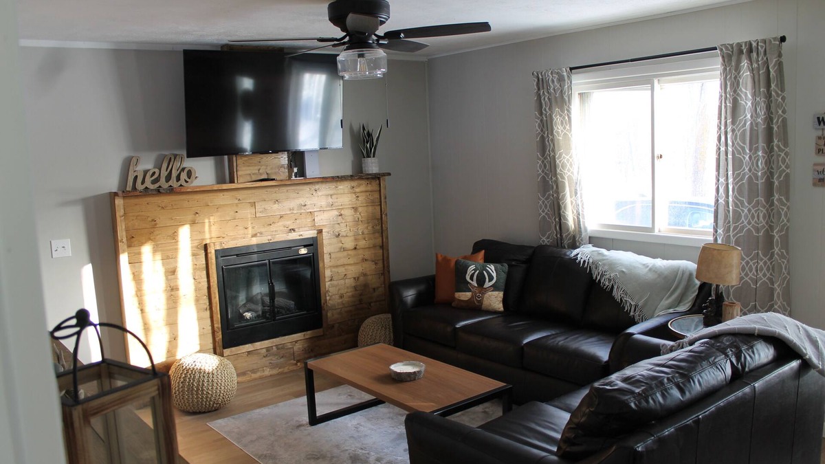 Johannesburg Cabin | Deer-View Cabin - Remodeled Cabin with Spacious Yard and Cozy Living