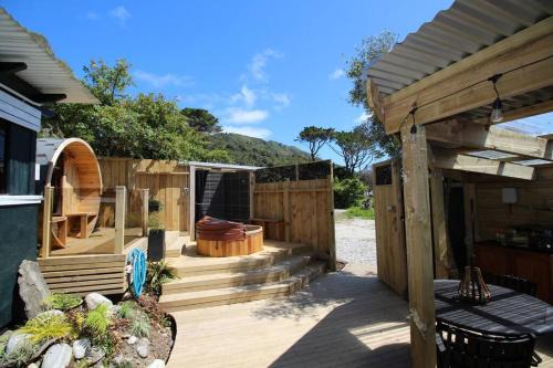 Paparoa National Park Ski Chalet | Delightful 1 bedroomed tiny house with sauna