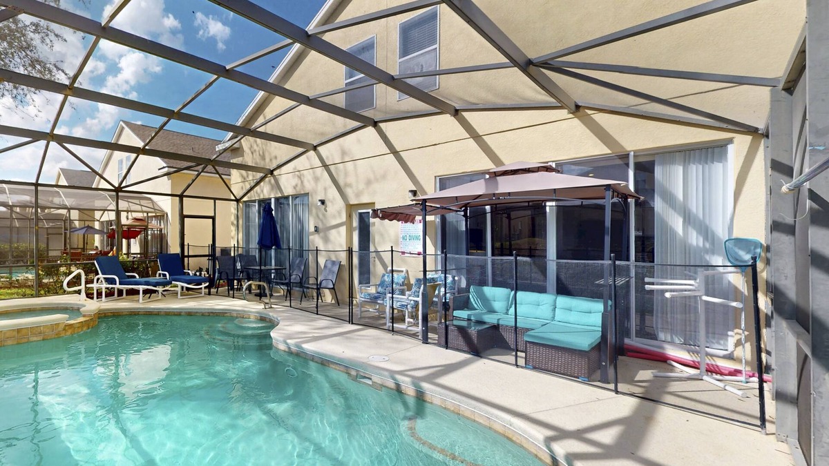 Marbella House | Deluxe family home with game room, private pool spa, near Disney World - dogs OK