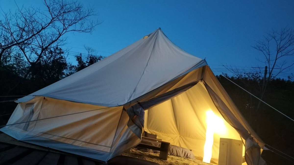 Shoo Cabin | Deluxe tent without meals /Katsutagun Okayama