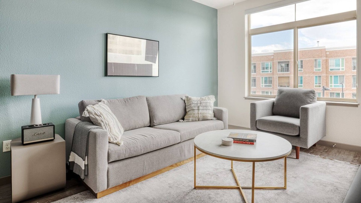 Transit Village Apartment | Deluxe Transit Village 1BR w/ Pool & Gym, walk to Google, by Blueground