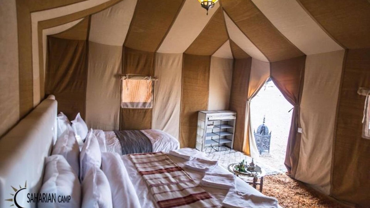 Rissani House | Deluxe triple room for three at Saharian Luxury Camp
