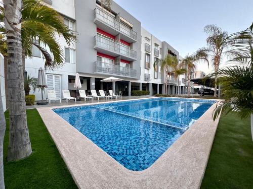 Villa Marina Apartment | Departamento con BONITA VISTA , BALCÓN y ALBERCA ! en CERRITOS - 406 A -