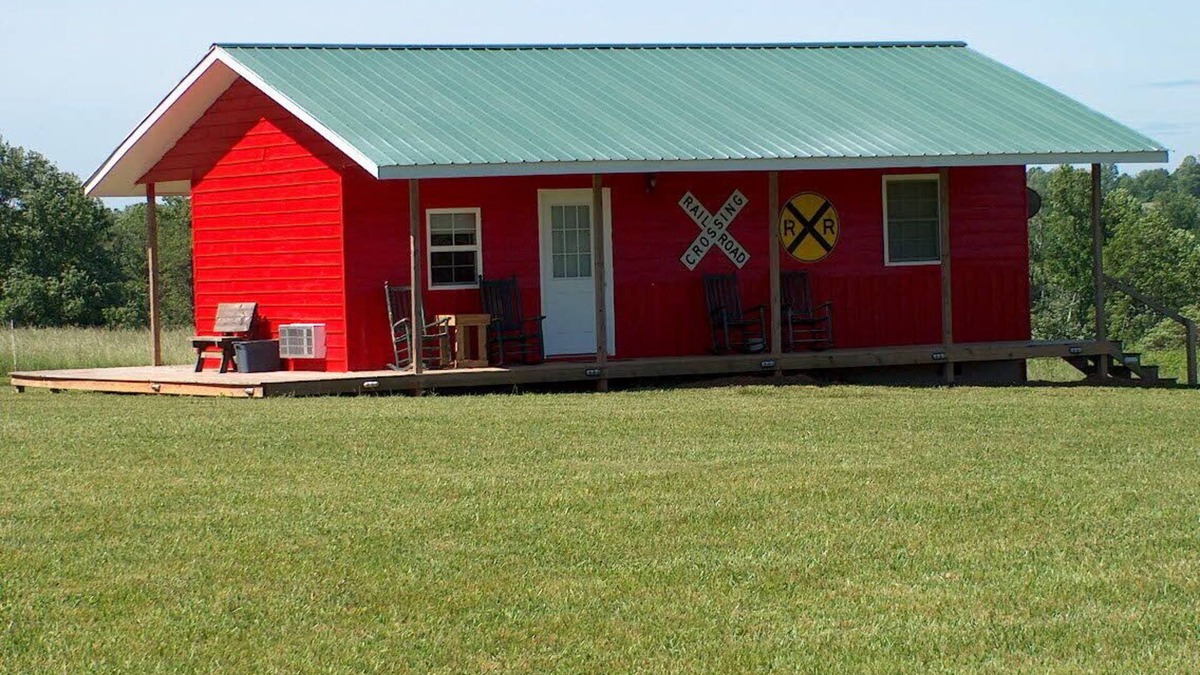 Fancy Gap Cabin | #Depot - Authentic Railroad Cabooses And Depot Just Off The Blue Ridge Parkway