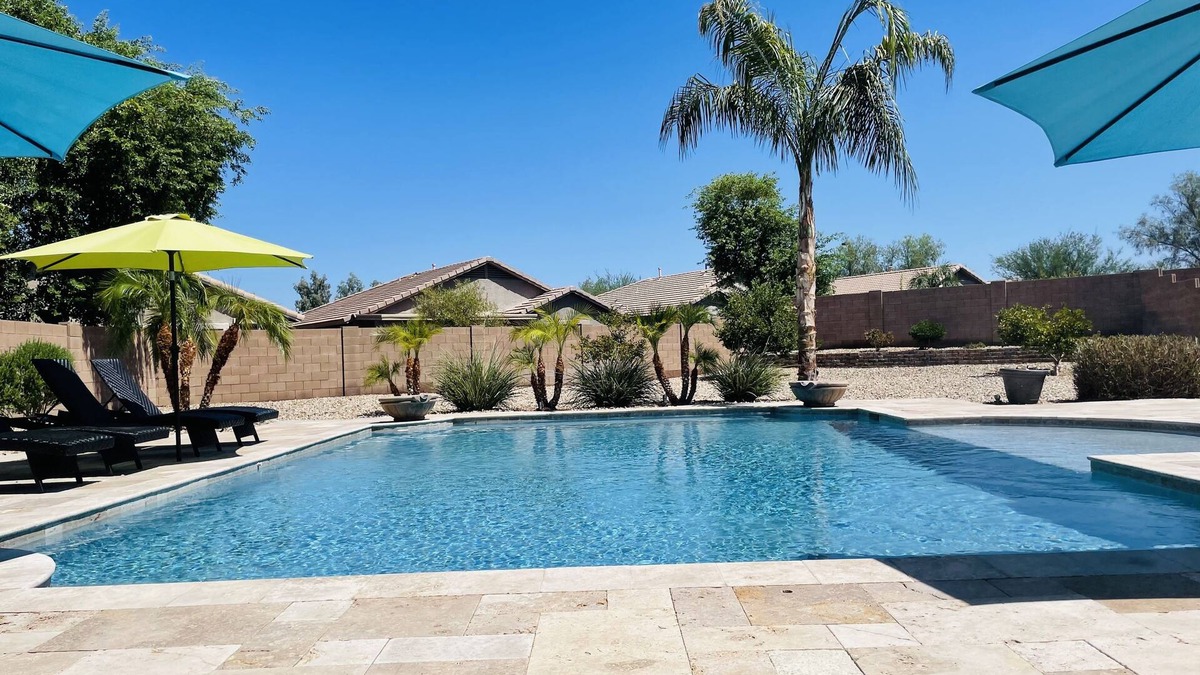 Power Ranch House | Desert Oasis in Gilbert,AZ. Power Ranch– Private Pool, Spa & Resort-Style Patio