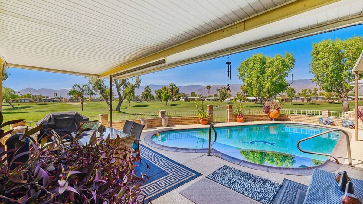 Palm Desert House | Desert Oasis - 2BR/2BA - Private Pool w/Sweeping Golf & Mountain Views in 55+