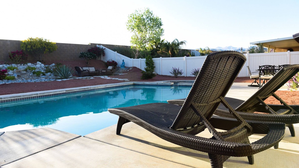 Desert Hot Springs House | Desert Oasis with Pool, Mountain Views & Golf (ideal for long stays)
