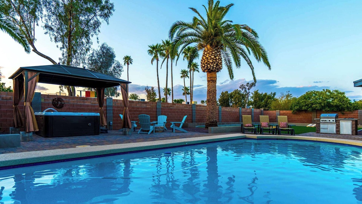 Cavalier Estates House | Desert Oasis with Pool Patio 5BR 3BA Near PV