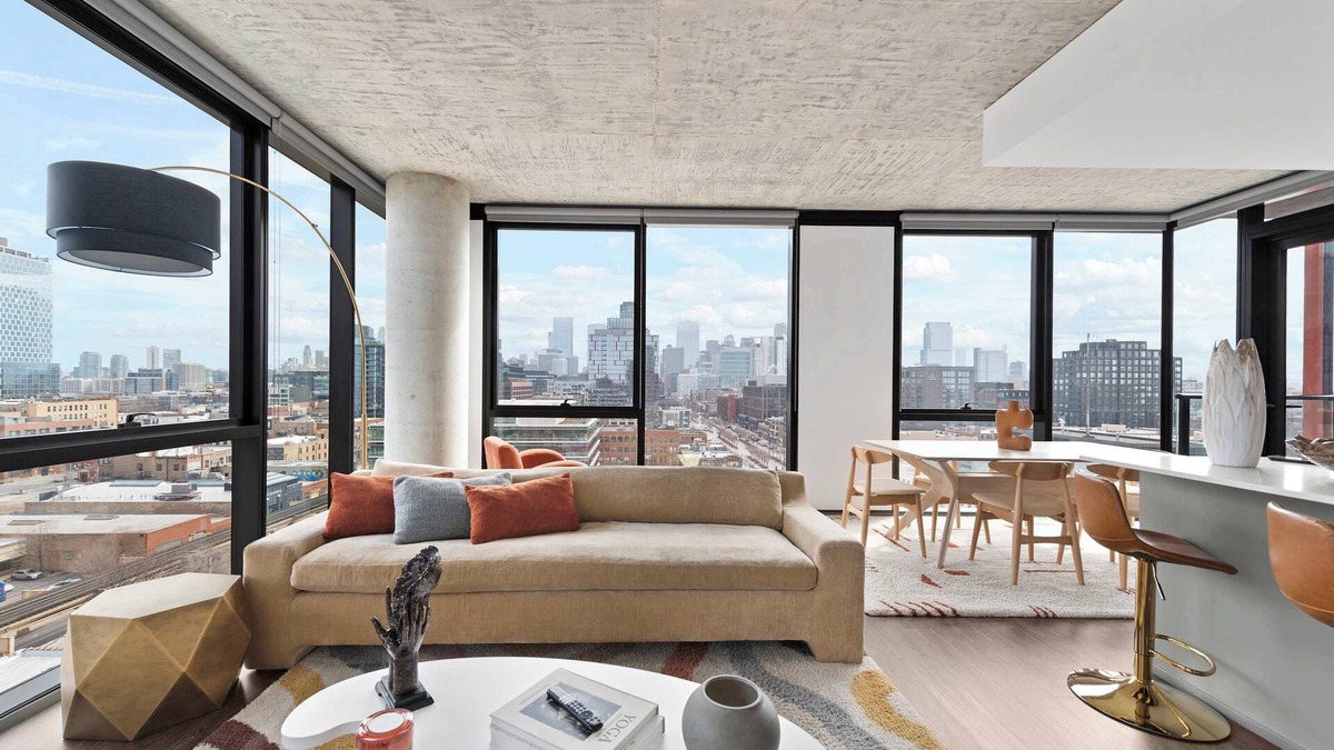 West Loop Apartment | Design + Views in Fulton Market | The Frame