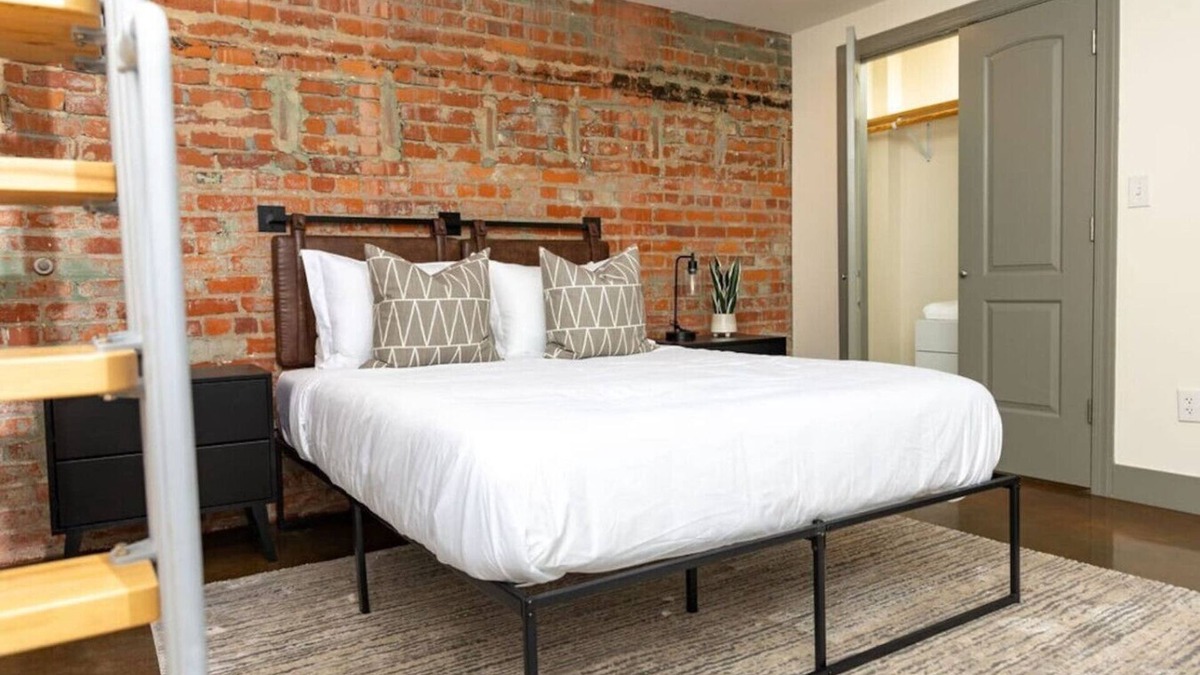 Roanoke Apartment | Designer brick loft in downtown