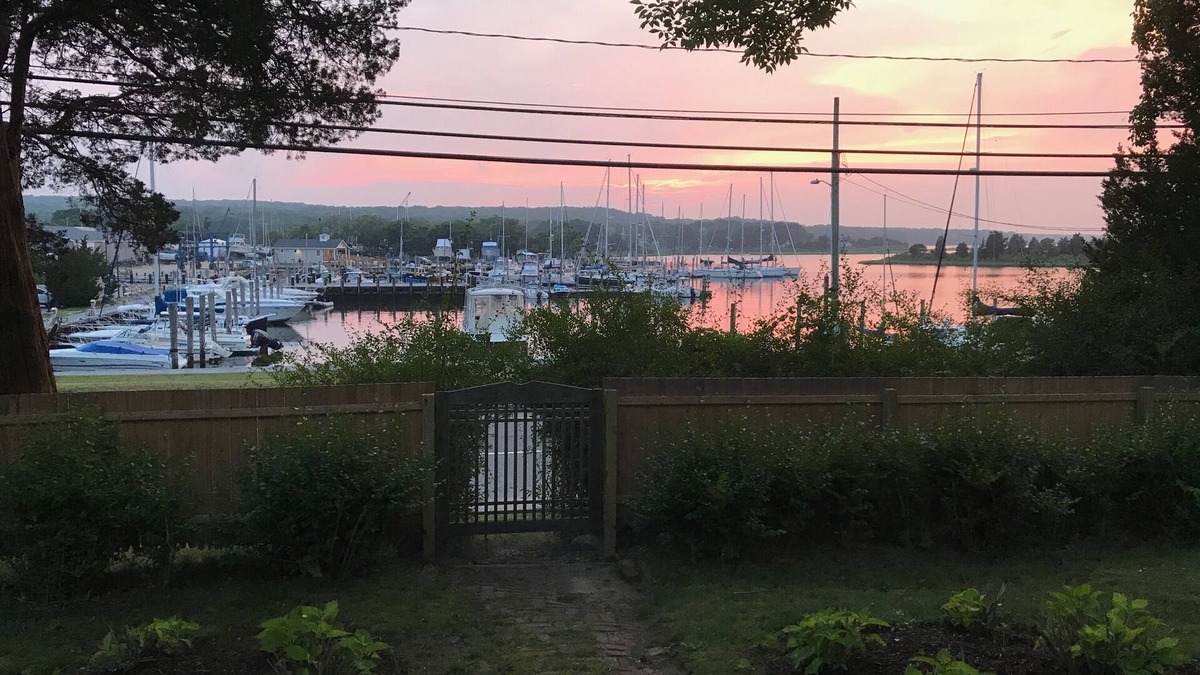 East Hampton House | Designer Home Overlooking Marina with spectacular Sunset Views