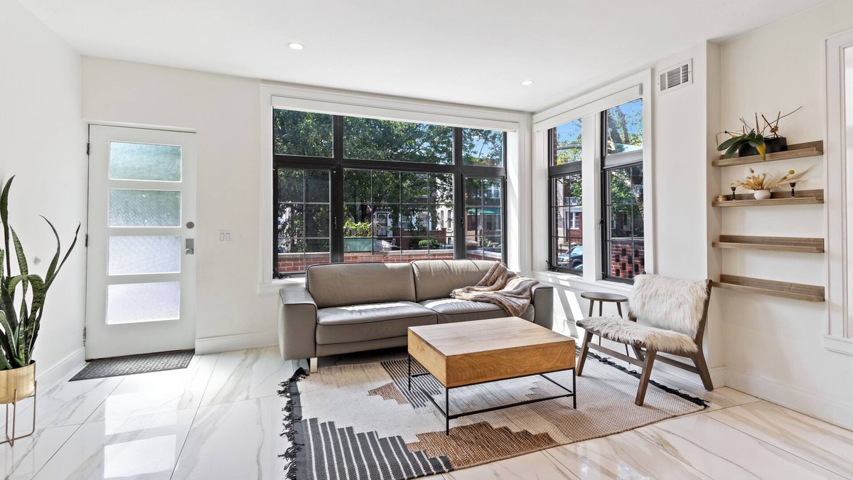 Crown Heights House | Designer Home Patio Parking