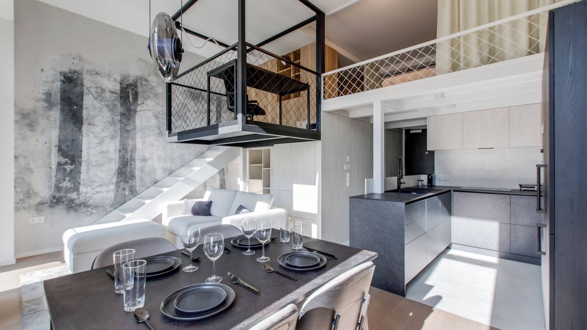 Holesovice Apartment | Designer Loft in Trendy Holešovice, Parking, Gym