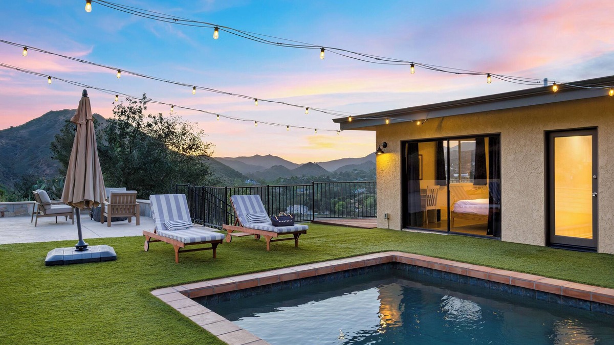 Agoura Hills House | Designer Malibu Retreat w/Private Pool, Dual Firepits, and A+ Panoramic Views