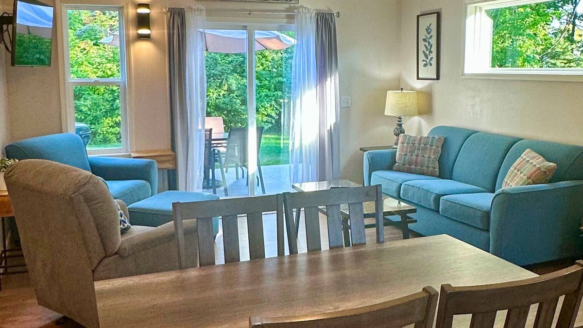 Cadillac Cottage | Destination Leisure – Cottage A, 2BR Next to Mitchell State Park Campground