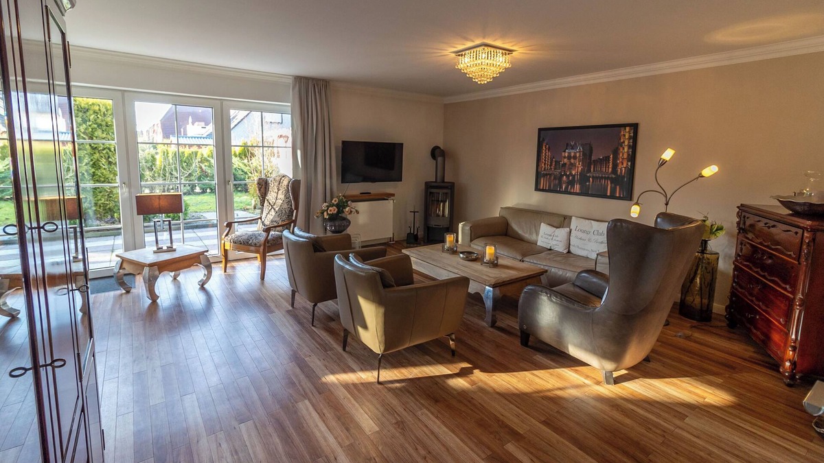 Greetsiel Apartment | Die Ferienwohnung "haus Hamburg" im Erdgeschoss ist Geschmackvoll Eingerichtet u