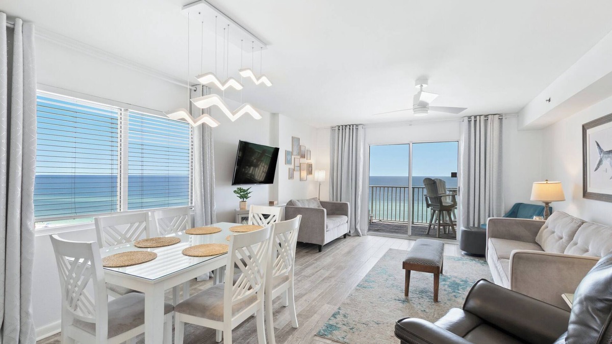 Orange Beach Condo | Direct Beachfront Condo with Panoramic Gulf Views!