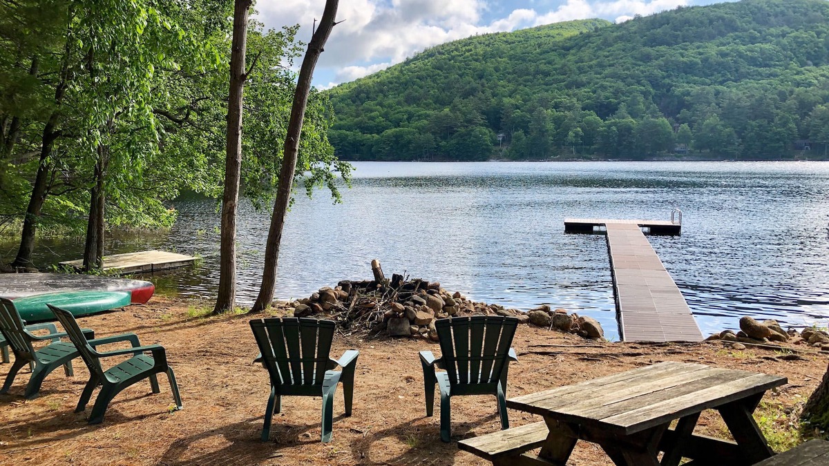 Hadley House | Direct lakefront on quiet dead end road! Several prime summer weeks available!