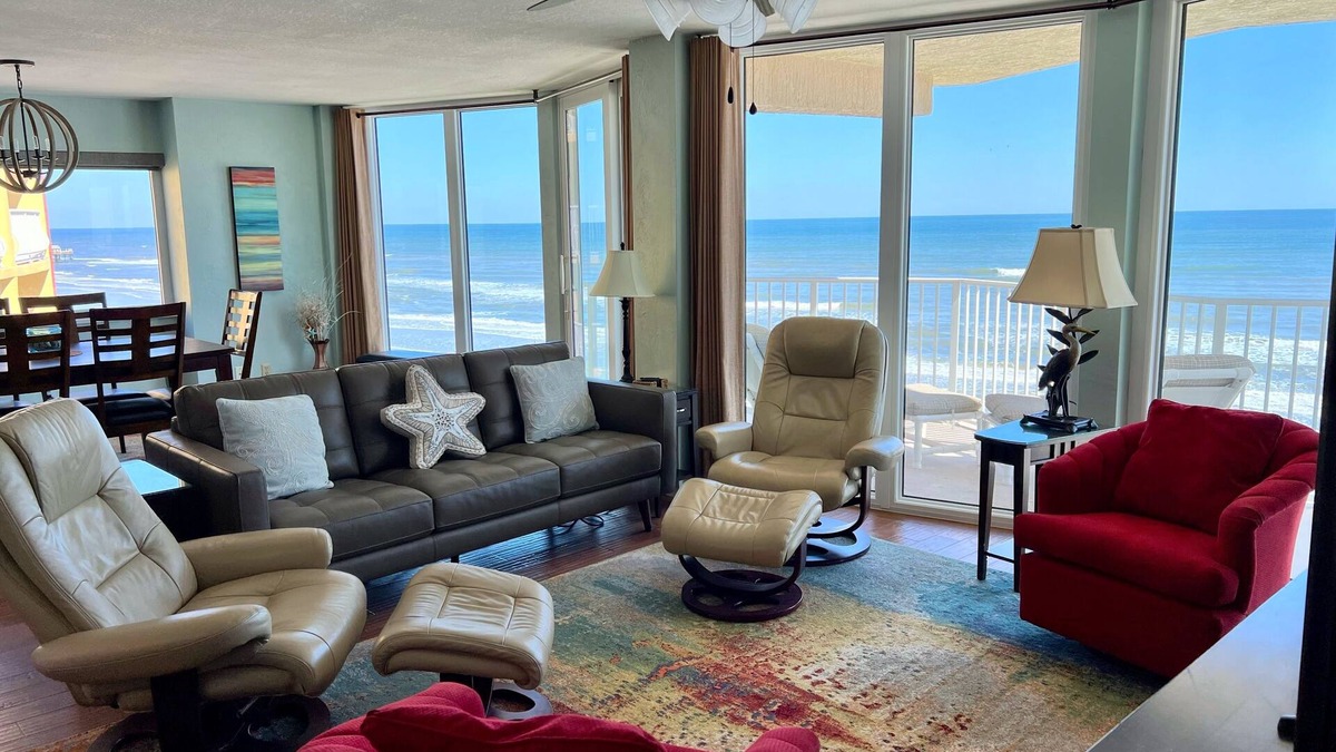 Daytona Beach Shores Condo | Direct Oceanfront 3-Bedroom #601- Beach Access and Heated Pool - Owner managed
