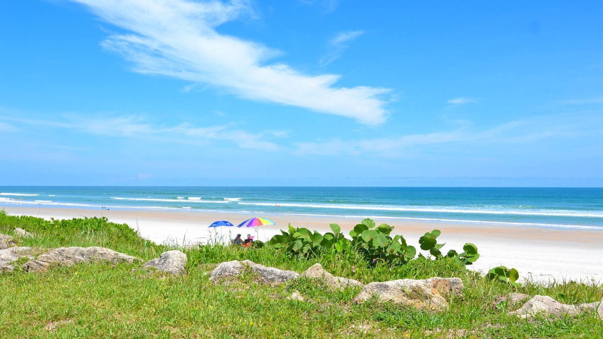 Bethune Beach Condo | Direct Oceanfront on No-Drive New Smyrna Beach 3/2 Corner Unit!
