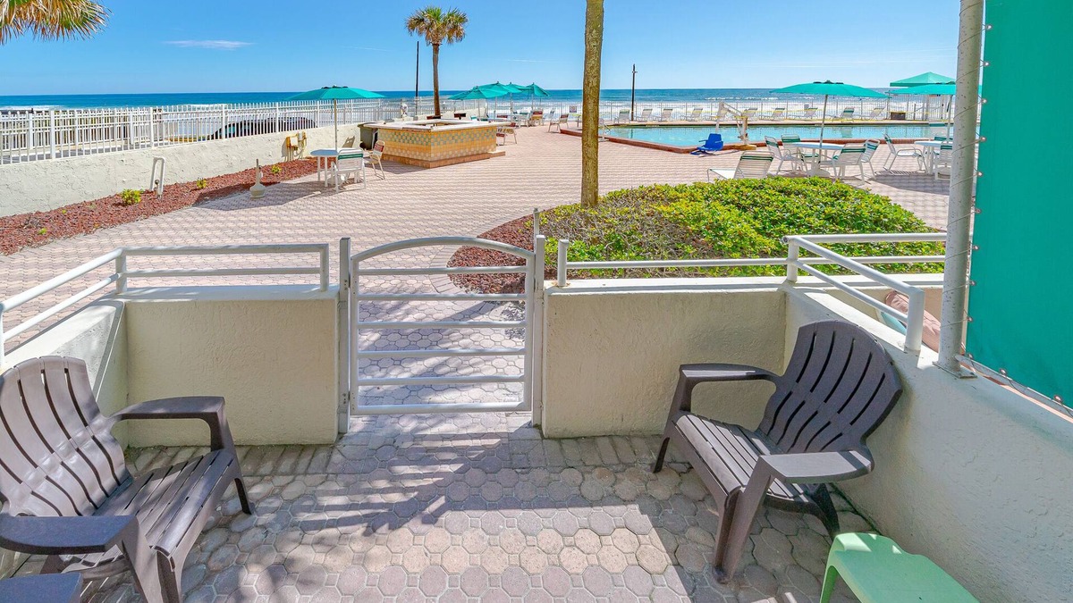 Lenox Park Condo | Direct oceanfront and poolside cabana condo - pools are open !