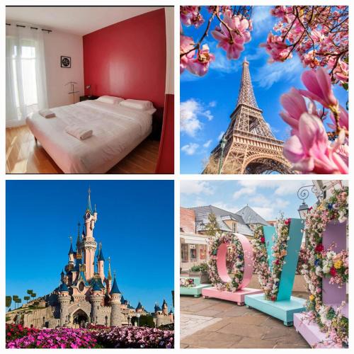 Chessy Apartment | Disney, very nice 2 bedrooms family apartment, wifi, NETFLIX 8 pers
