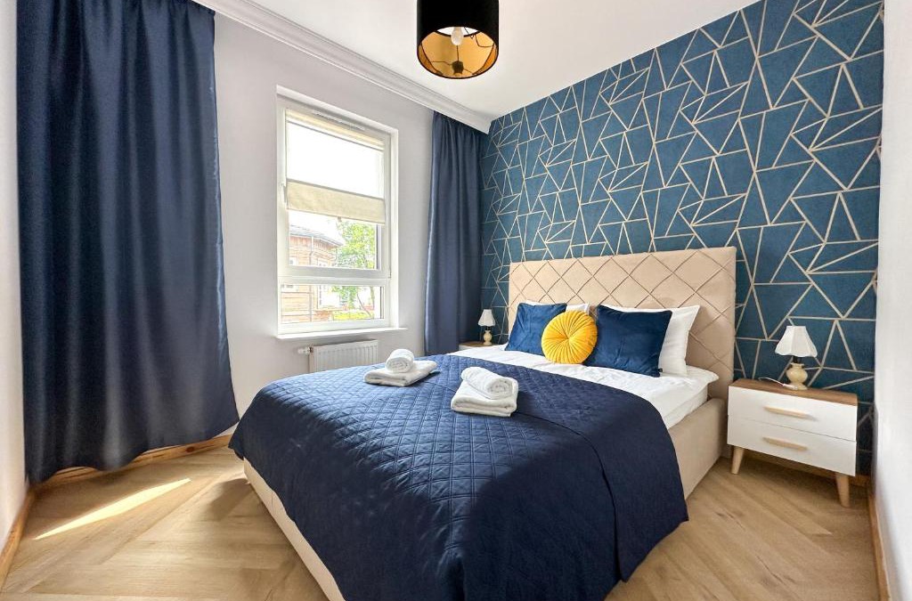 Nowy Dwor Mazowiecki Apartment | DMK Blue Apartment near Warsaw-Modlin Airport
