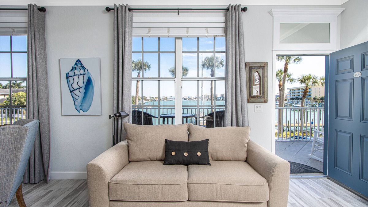Clearwater Beach Condo | Dock Holiday-Luxury Waterfront, Great Views, Pool, Parking, Walk Everywhere!