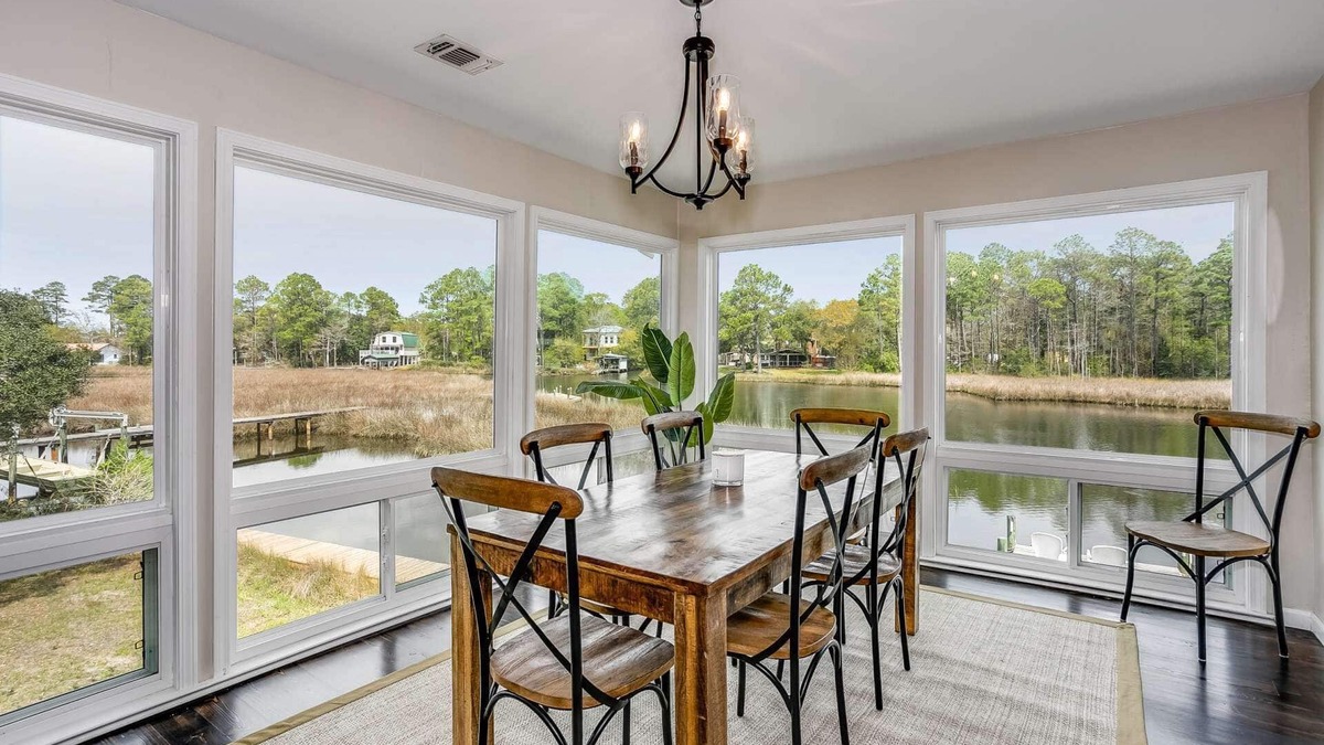 Ono Island House | Dock Your Boat at this Serene Tarklin Bay Waterfront Home & Cruise on the Bayou | Remodeled