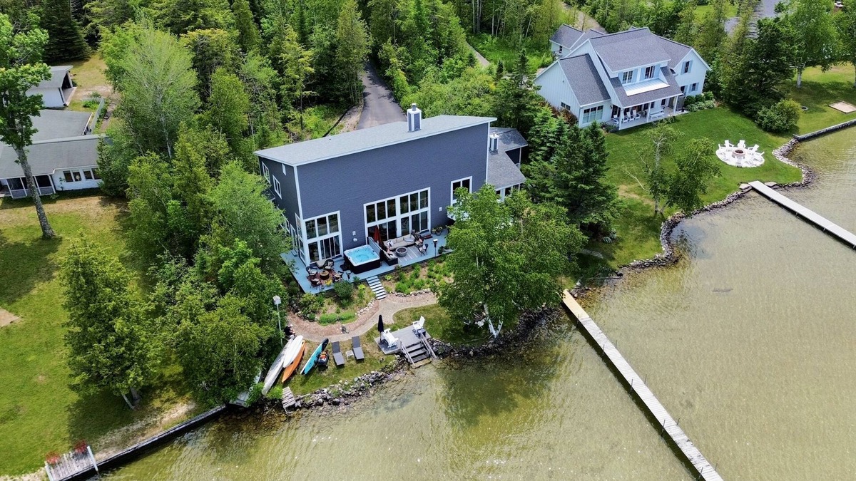 Lake Leelanau House | Dock your boat directly on Lake Leelanau! Hot tub included. August dates open