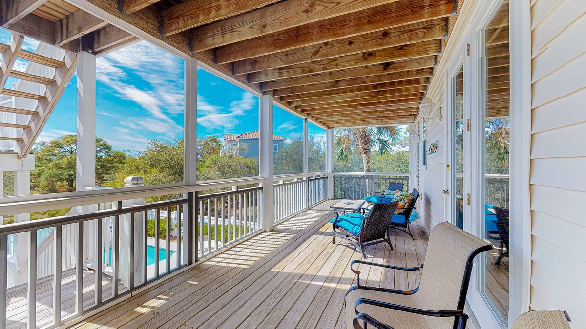 Treasure Beach Village House | Dog-friendly beach house with a pool, tennis, grill, washer/dryer, ocean views