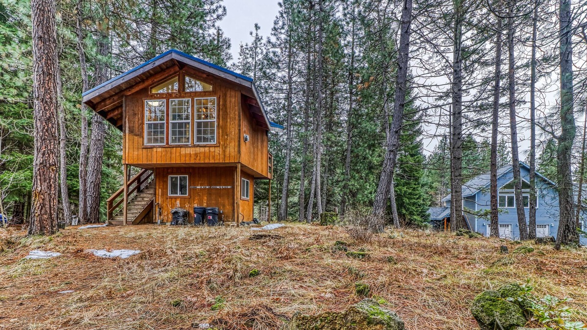Trout Lake House | Dog-friendly cabin in the woods with kitchenette & stunning mountain views