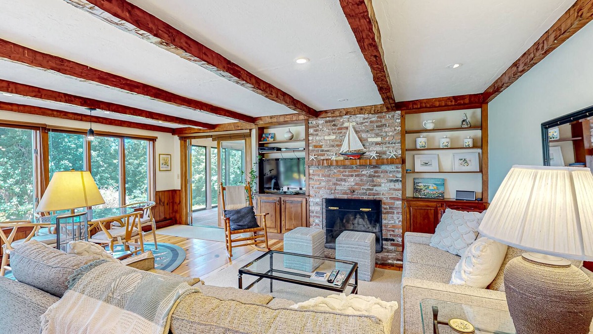 Yarmouth Port House | Dog-friendly, custom-designed home with 180-degree salt marsh view & 2 decks