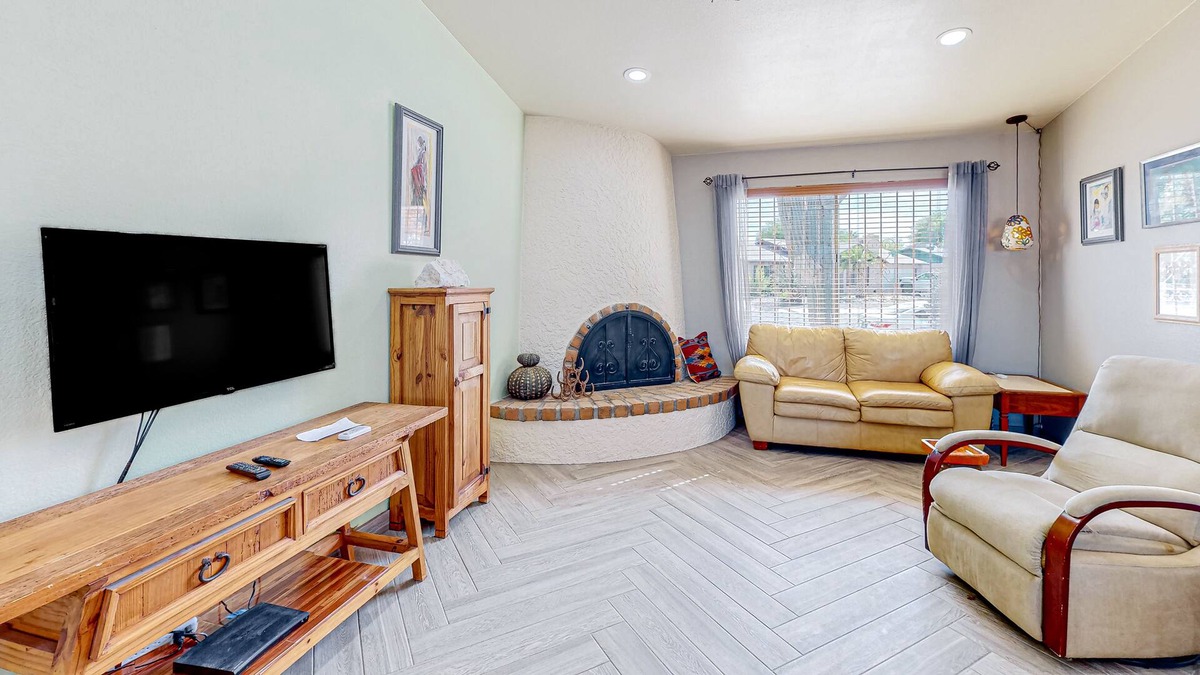 Tucson House | Dog-friendly desert home with an enclosed yard, patio, W/D, & AC - mtn views