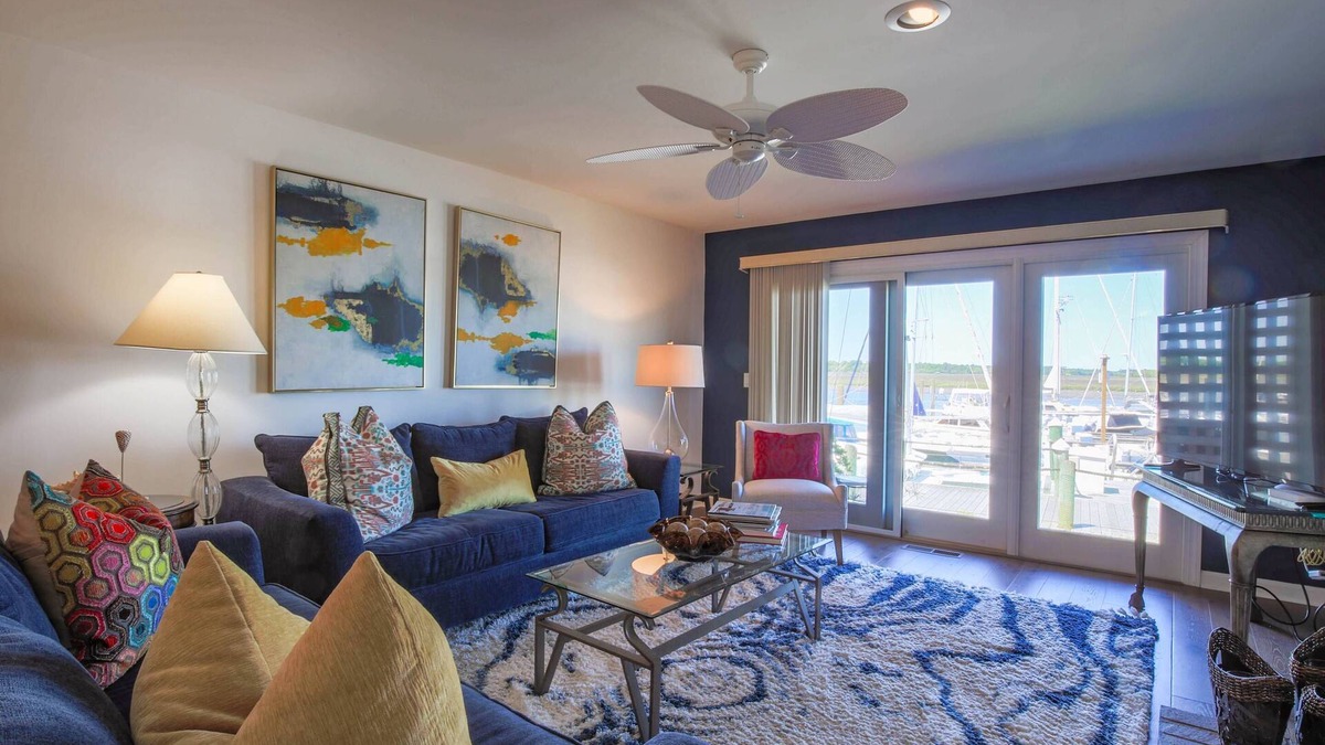 Bohicket Marina Village Condo | Dog Friendly. Enjoy Sunset at the Bohicket Marina! Community Pool. Walk to Restaurants & Shops.