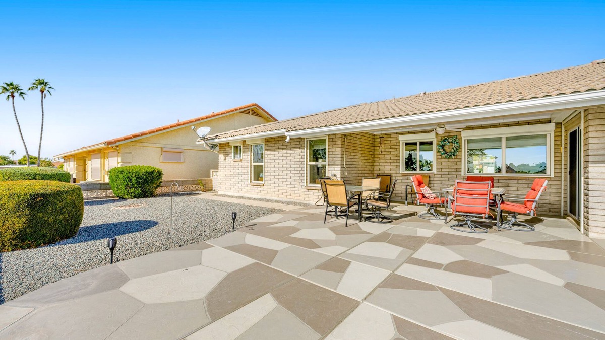Sunland Village East House | Dog-friendly, golf course adjacent home with a pool, hot tub, & fitness center